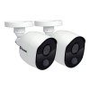 Swann 1080p Heat Sensing White Analogue Bullet Camera - 2 Pack