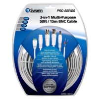 Swann 15m 3-in-1 Multi-Purpose BNC Cable for Swa