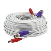 Swann 60m White Ultra HD CCTV BNC Camera Cable