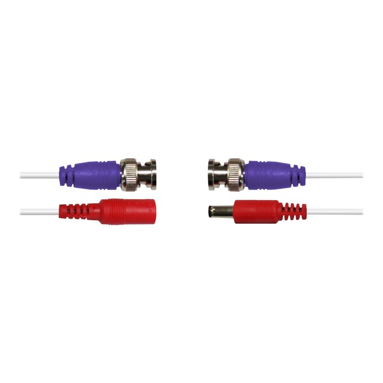 Swann 60m White Ultra HD CCTV BNC Camera Cable