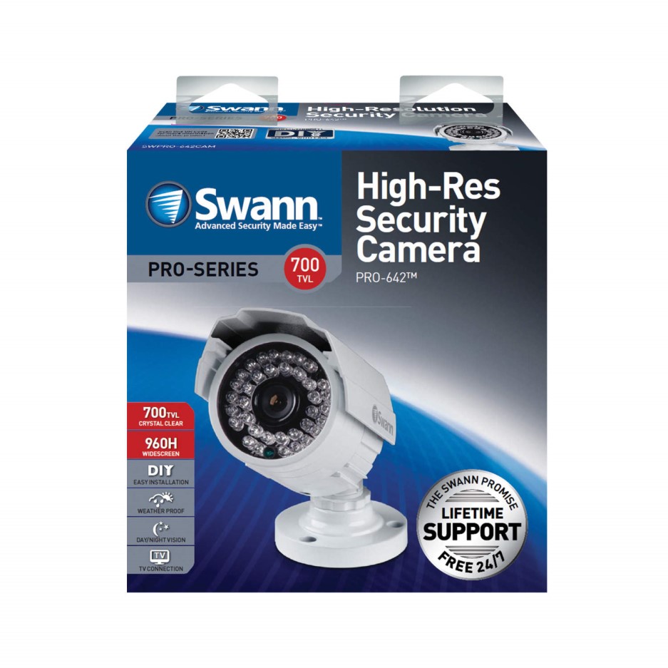 Swann PRO642 MultiPurpose Bullet Camera with 25m Night Vision Laptops Direct