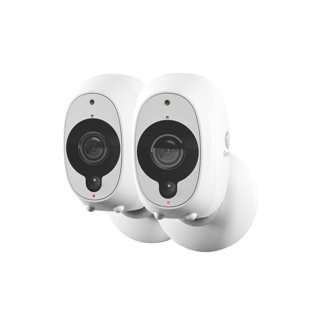 GRADE A1 - Swann 1080p Full HD Wireless Wi Fi Camera with Heat/Motion Sensing Night Vision & Audio - Twin Pack
