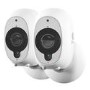 GRADE A1 - Swann 1080p Full HD Wireless Wi Fi Camera with Heat/Motion Sensing Night Vision & Audio - Twin Pack