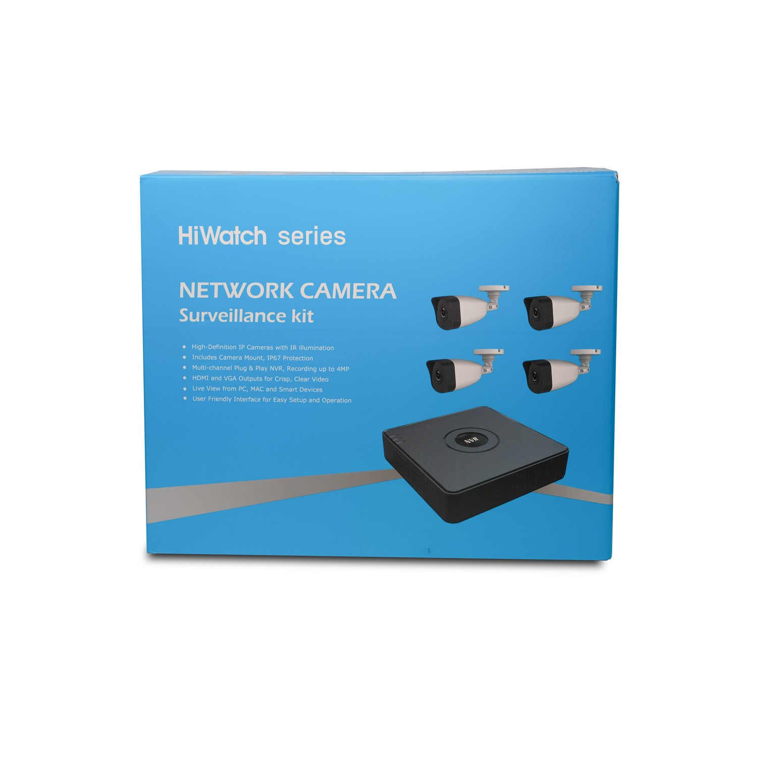 Hikvision HiWatch CCTV System 4 Channel 1080p DVR with 4 x 1080p