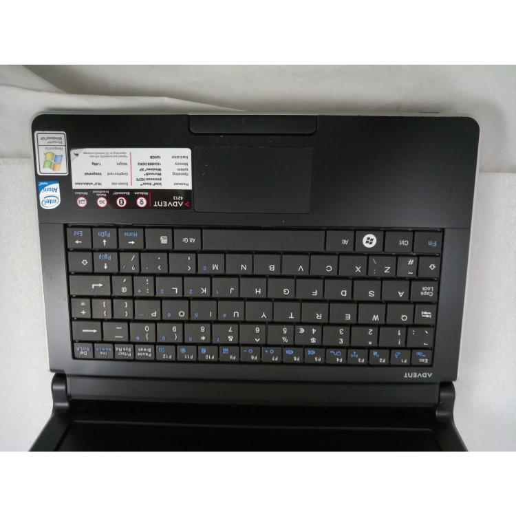 Refurbished Advent 4213 Atom N270 1GB 160GB Windows 10 10.2" Laptop