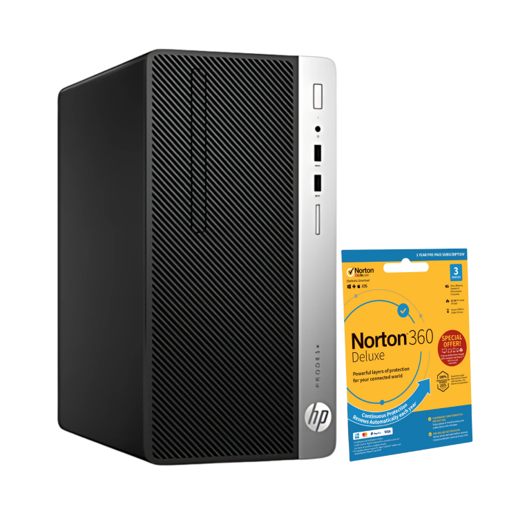 Refurbished HP ProDesk 400 G6 MT Core i5 9th gen 16GB RAM 256GB SSD Windows 11 Pro Desktop