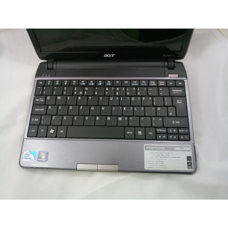 Refurbished ACER ASPIRE 1410 INTEL CELERON 3GB 160GB 11.6 Inch Windows 10 Laptop