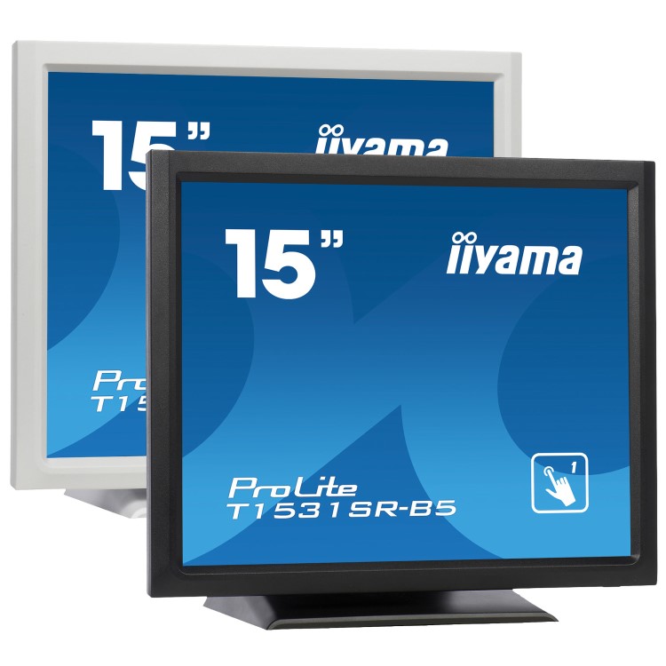 Iiyama ProLite T1531SR-B5 15" Black HDMI Touchscreen Monitor