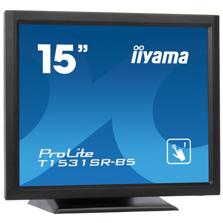 Iiyama ProLite T1531SR-B5 15" Black HDMI Touchscreen Monitor