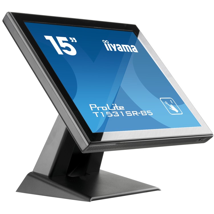 Iiyama ProLite T1531SR-B5 15" Black HDMI Touchscreen Monitor