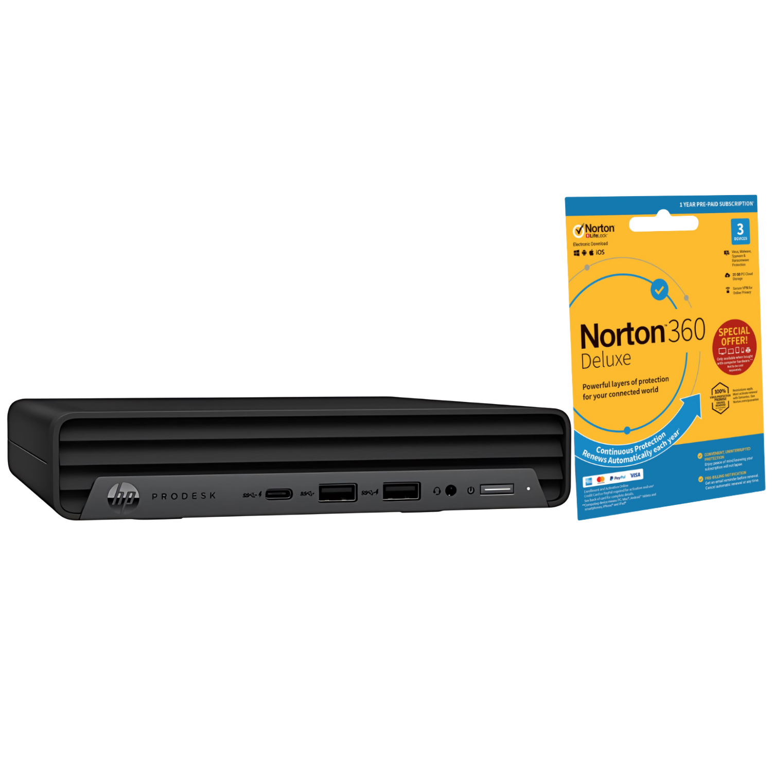 Refurbished HP ProDesk 600 G6 Intel Core i5 10th gen RAM 512GB SSD Windows 11 Pro Mini Desktop PC
