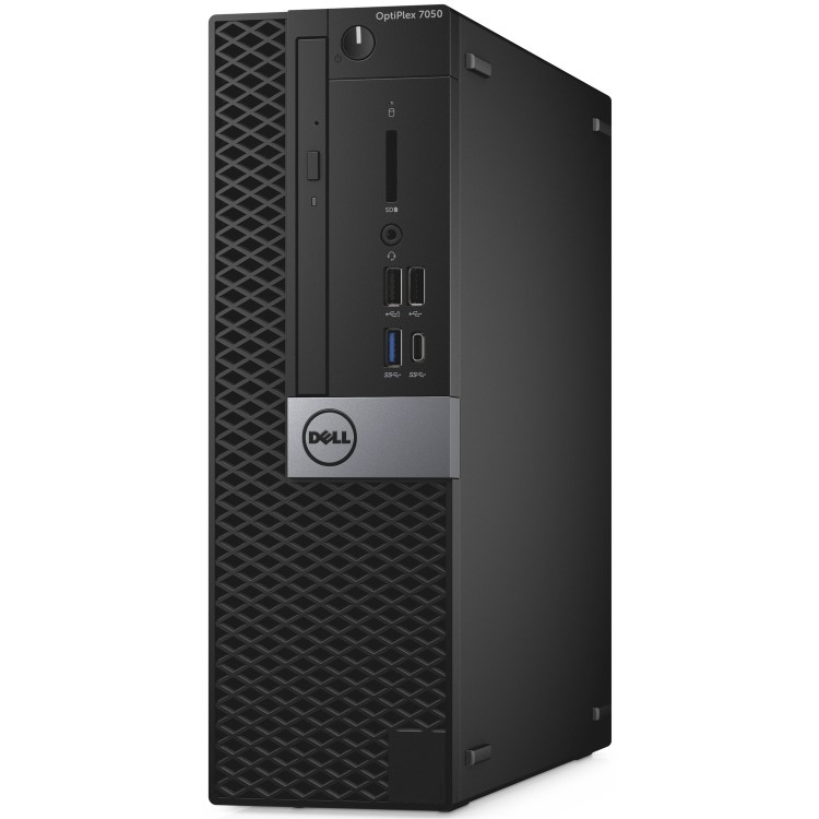 Refurbished Dell OptiPlex 7050 Core i5 7th gen 16GB 256GB SSD Windows 10 Professional SFF Desktop