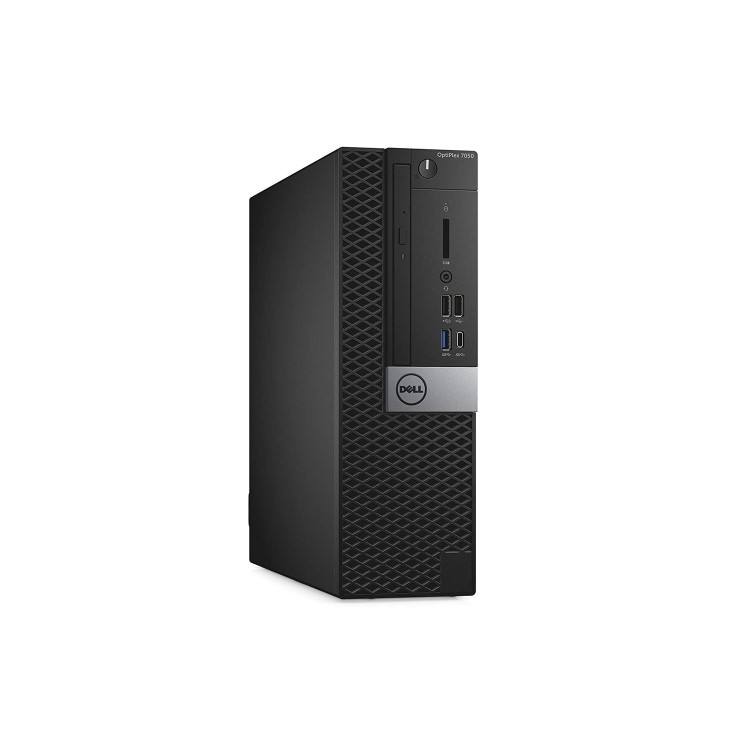 Refurbished Dell Optiplex 7050 SFF Windows 10 Professional Desktop with eiQ-30CVWF200VAFSGH UltraWide FHD Gaming Monitor