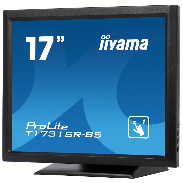 Iiyama ProLite T1731SR-B5 17" Black HDMI Touchscreen Monitor