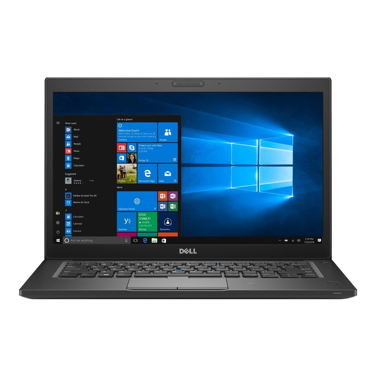 Refurbished Latitude 7480 Core i7 6th gen RAM 256GB SSD 14 Inch Windows 10 Pro Laptop
