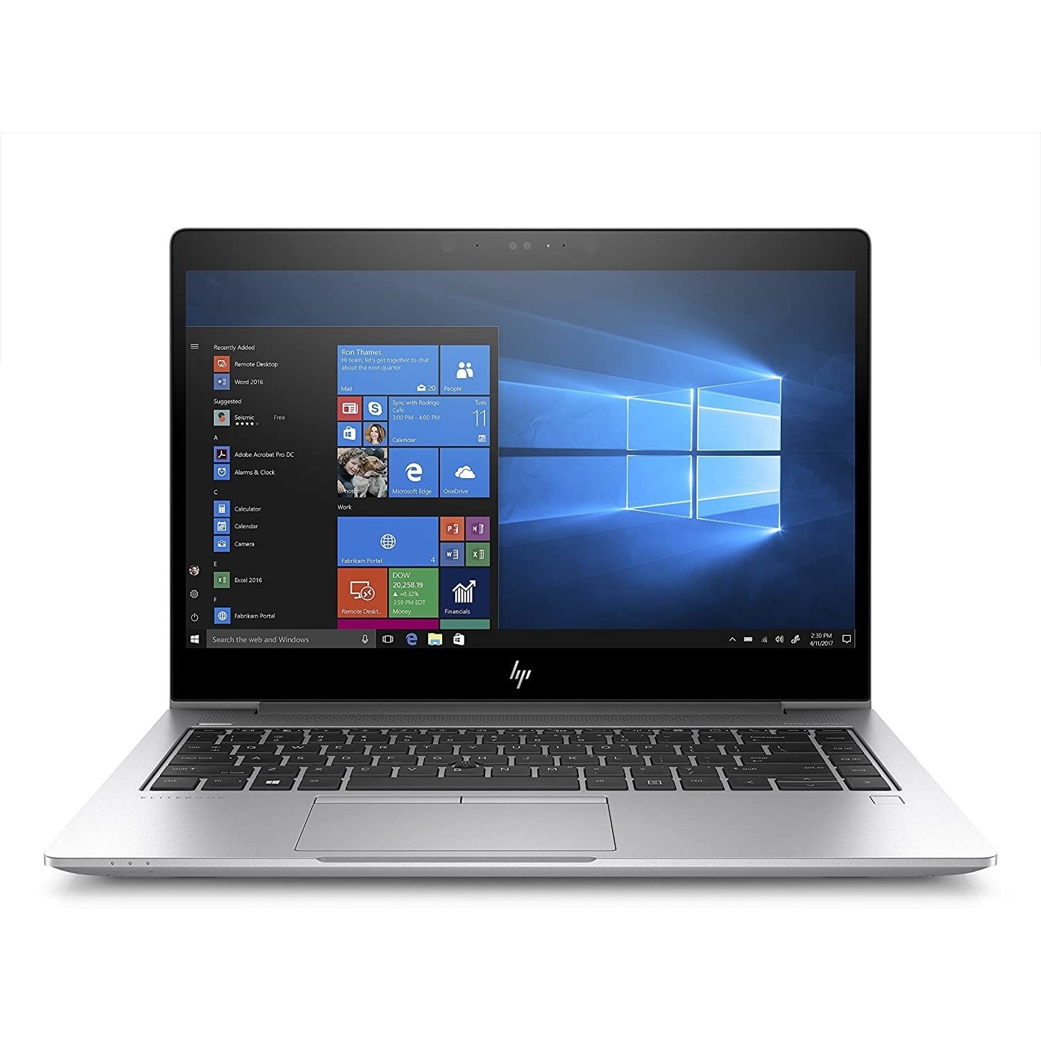 Refurbished HP Elitebook 840 G5 Ultrabook Core i7 8th Gen 256GB 14 Inch Windows 11 Professional Laptop