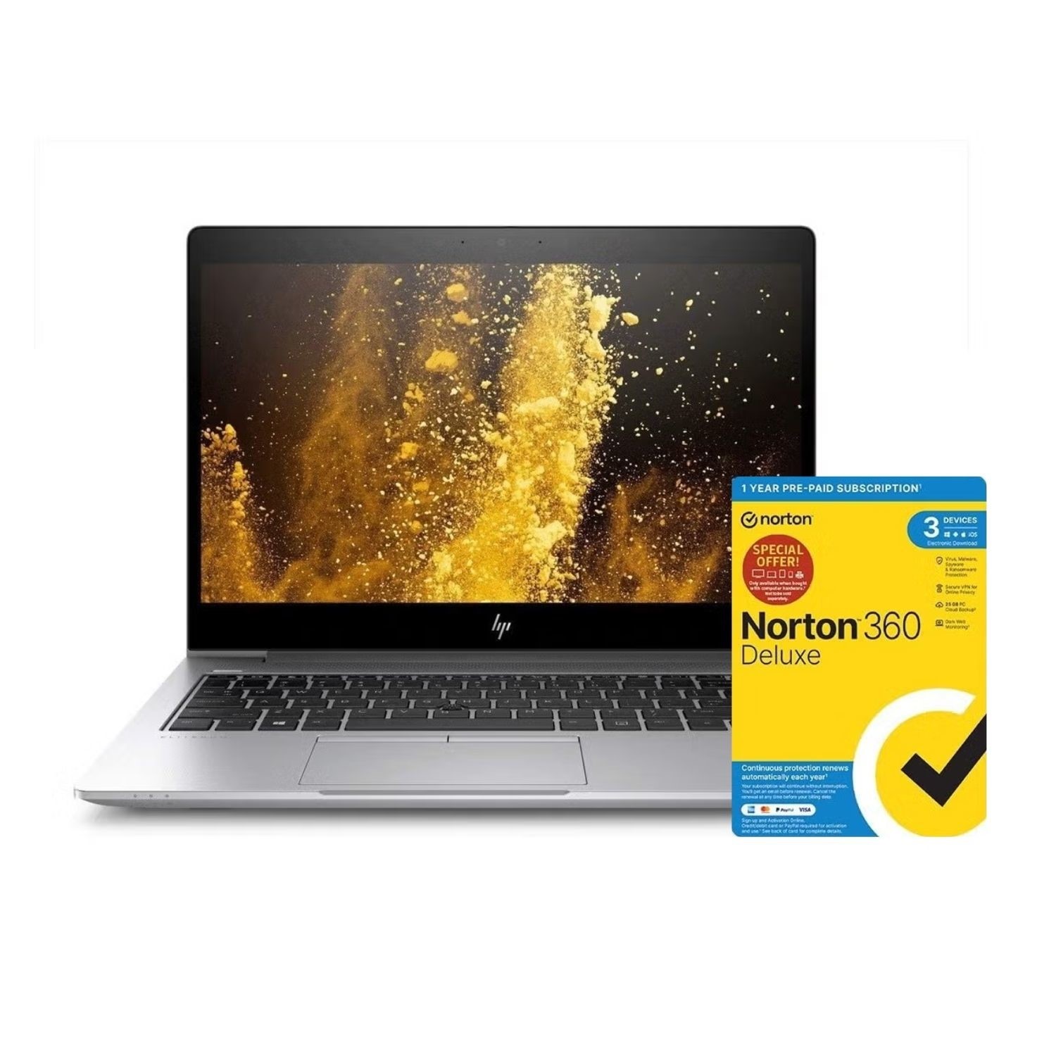 Refurbished HP EliteBook 840 G6 Core i7 8th gen RAM 512GB SSD 14 Inch Windows 11 Pro Laptop