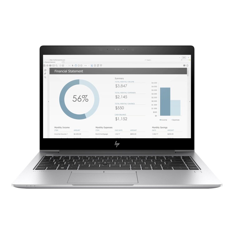 Refurbished HP EliteBook 850 G5 Ultrabook Intel Core i7 8th gen 16GB RAM 256GB SSD 15.6 Inch Windows 11 Pro Laptop