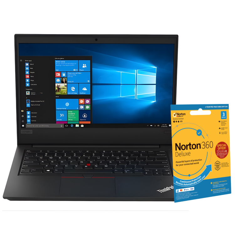 Refurbished Lenovo ThinkPad E490 Intel Core i5 8th gen 16GB RAM 256GB SSD 14 Inch Windows 11 Pro Laptop