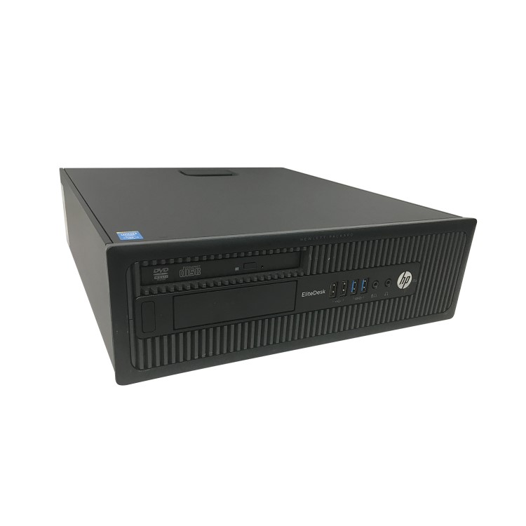 Refurbished HP EliteDesk 800 G1 Core i3 4130 4GB 500GB SATA DVD Windows 10 Pro Desktop