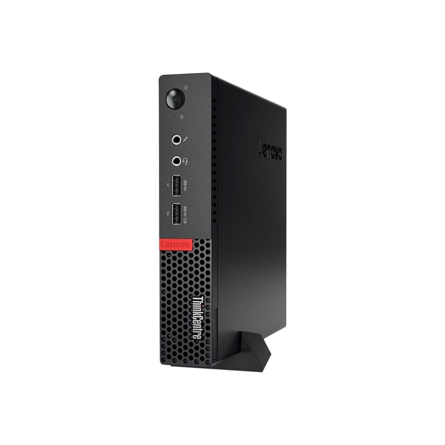 Lenovo ThinkCentre M910q Mini PC – Core I5-6500, 8GB RAM, 256GB SSD, WiFi, BT, Windows 11 Pro (refurbished, QWERTY-toetsenbord)