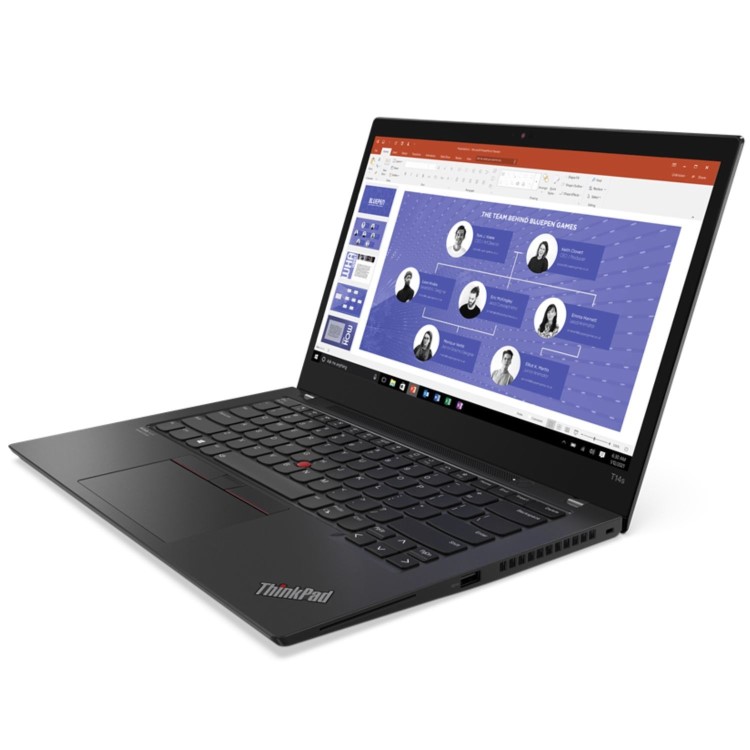 Refurbished Lenovo ThinkPad T14s G2 Core i5 11th Gen 8GB RAM 256GB SSD 14 Inch Windows 11 Pro Laptop with Norton and Belkin Laptop Sleeve