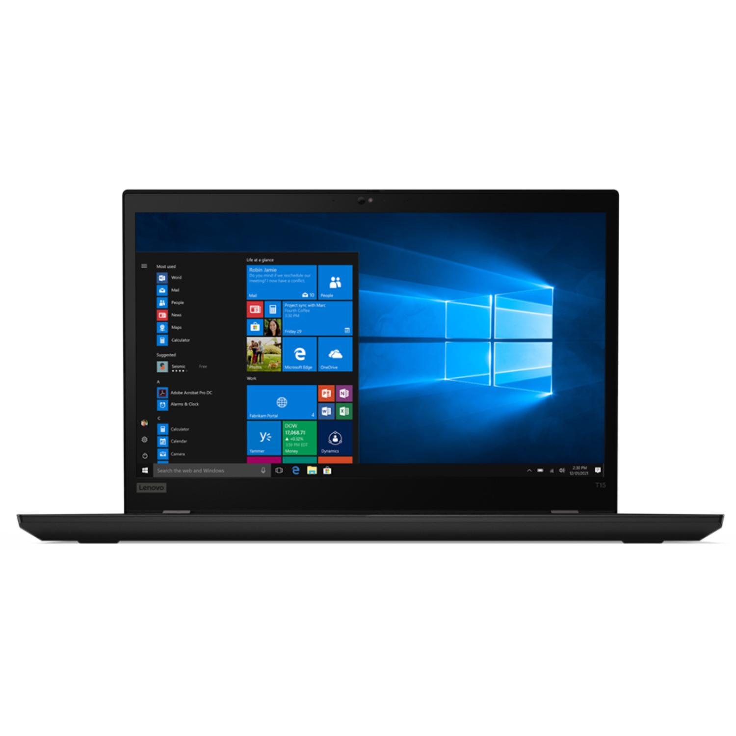 Refurbished ThinkPad T15 G2 Core i7 11th gen RAM 256GB SSD MX450 15.6 Inch Windows 11 Pro Laptop