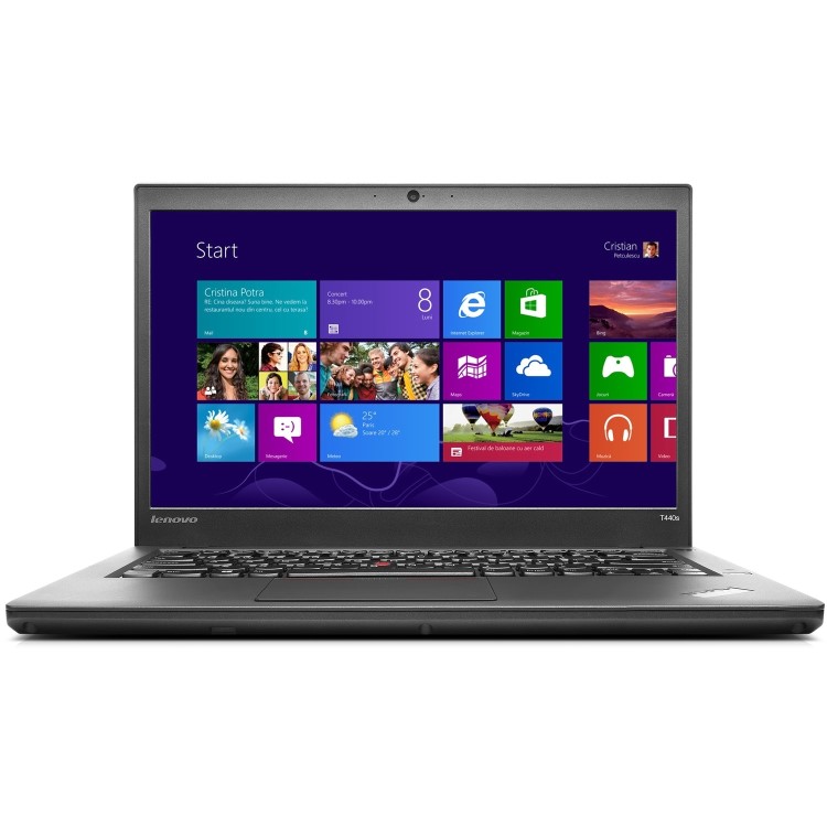Refurbished Lenovo ThinkPad T440 Core i5-4300U 8GB 128GB 14 Inch Windows 10 Professional Laptop