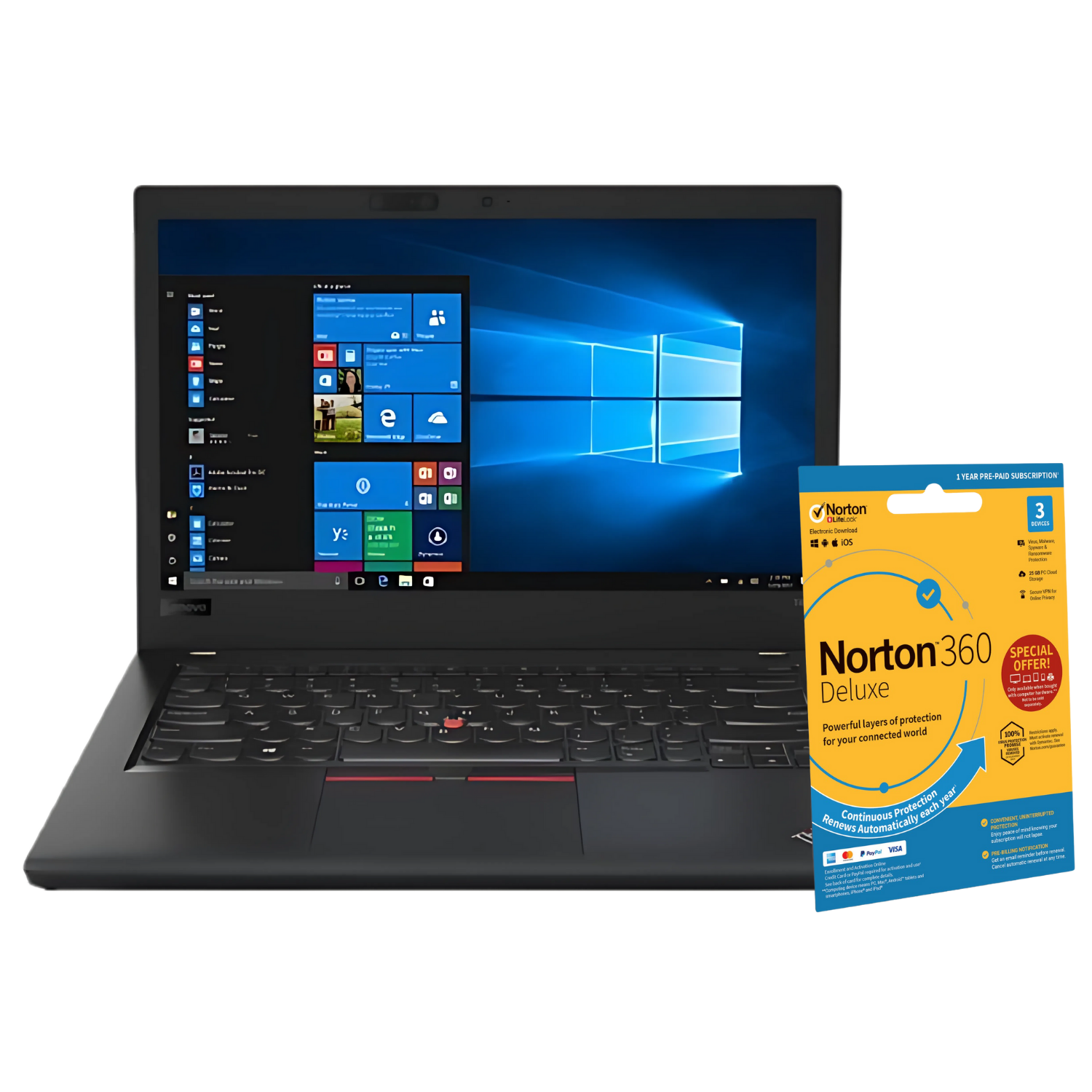 Refurbished ThinkPad T480S Core i5 8th gen RAM 256GB SSD 14 Inch Windows 11 Pro Laptop