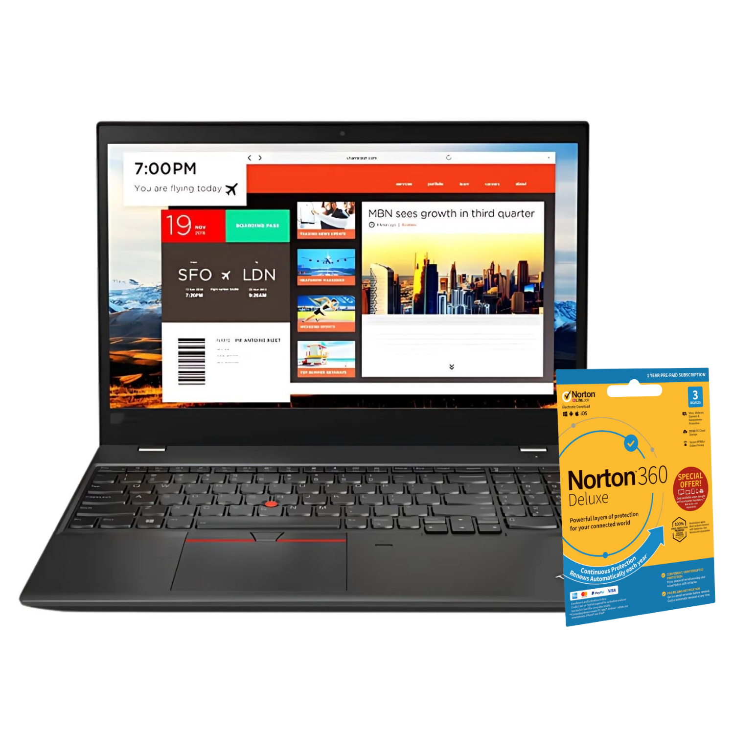 Refurbished ThinkPad T580 Intel Core i7 8th gen RAM 256GB SSD 15.6 Inch Windows 11 Pro Laptop