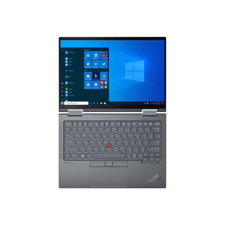 Refurbished Lenovo X1 Yoga G6 Core i7 11th Gen 16GB RAM 512GB SSD Windows 11 Pro Touch & Flip Laptop - Silver/Grey