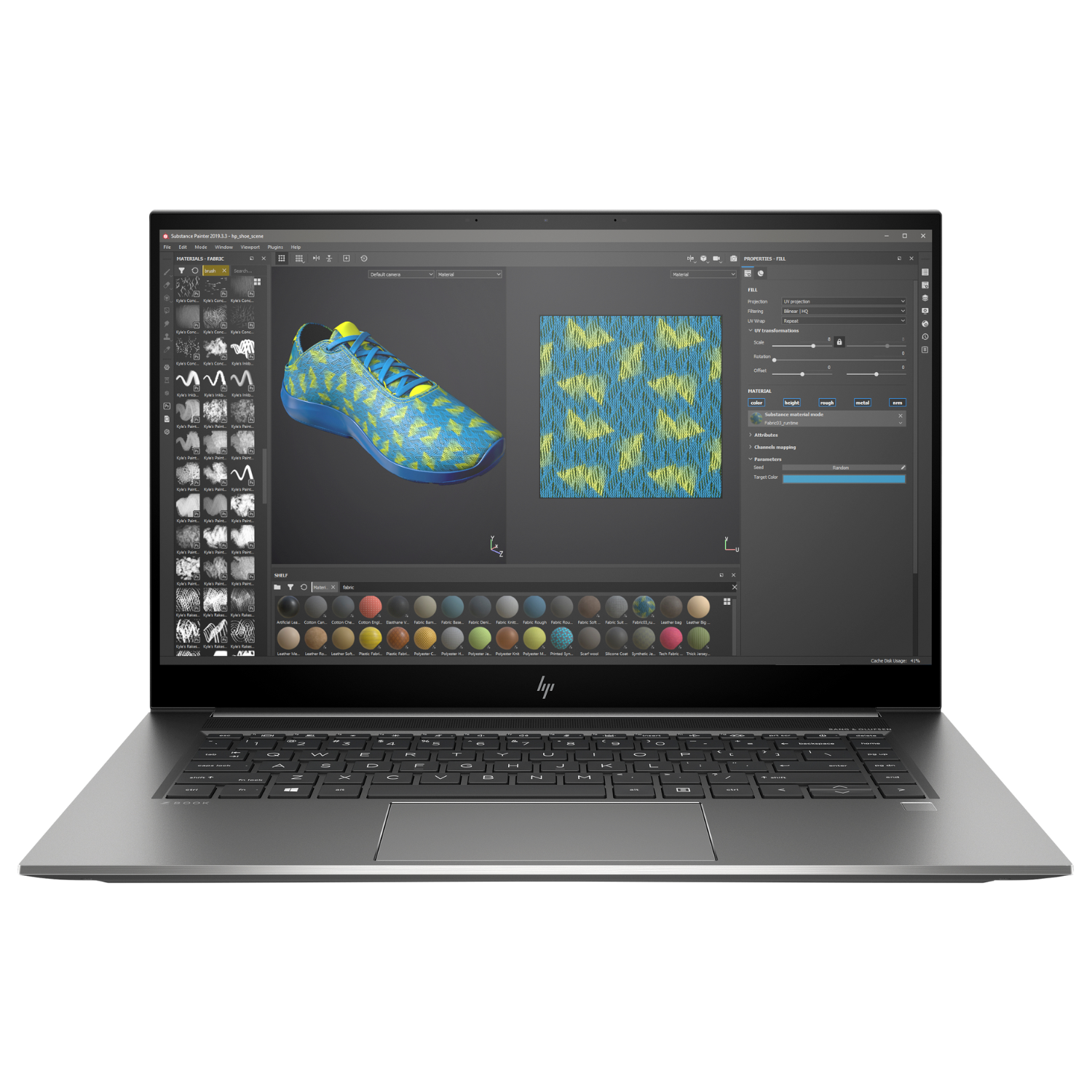 Refurbished HP Zbook Studio 15 G7 Core i7 10th gen RAM 512GB SSD NVIDIA Quadro T1000 15.6 Inch Windows 11 Pro Works