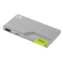 Trust PowerBank 3000T Thin Portable Charger - Grey/Green