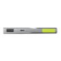 Trust PowerBank 3000T Thin Portable Charger - Grey/Green
