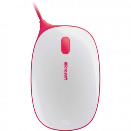 Microsoft Express Mouse with BlueTrack Technology - White/Red                