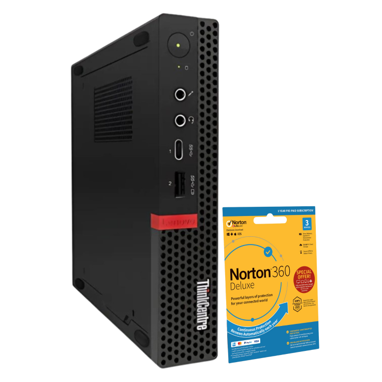 Refurbished Lenovo ThinkCentre M720q Tiny Core i7 8th gen 16GB 512GB Windows 11 Pro Desktop PC