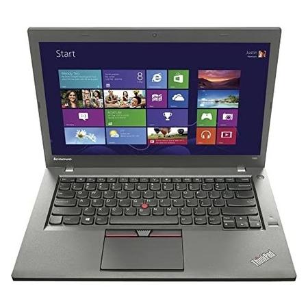 Refurbished Lenovo ThinkPad T450  Core i5-5300U 8GB 180GB 14 Inch  Windows 10 Professional Laptop