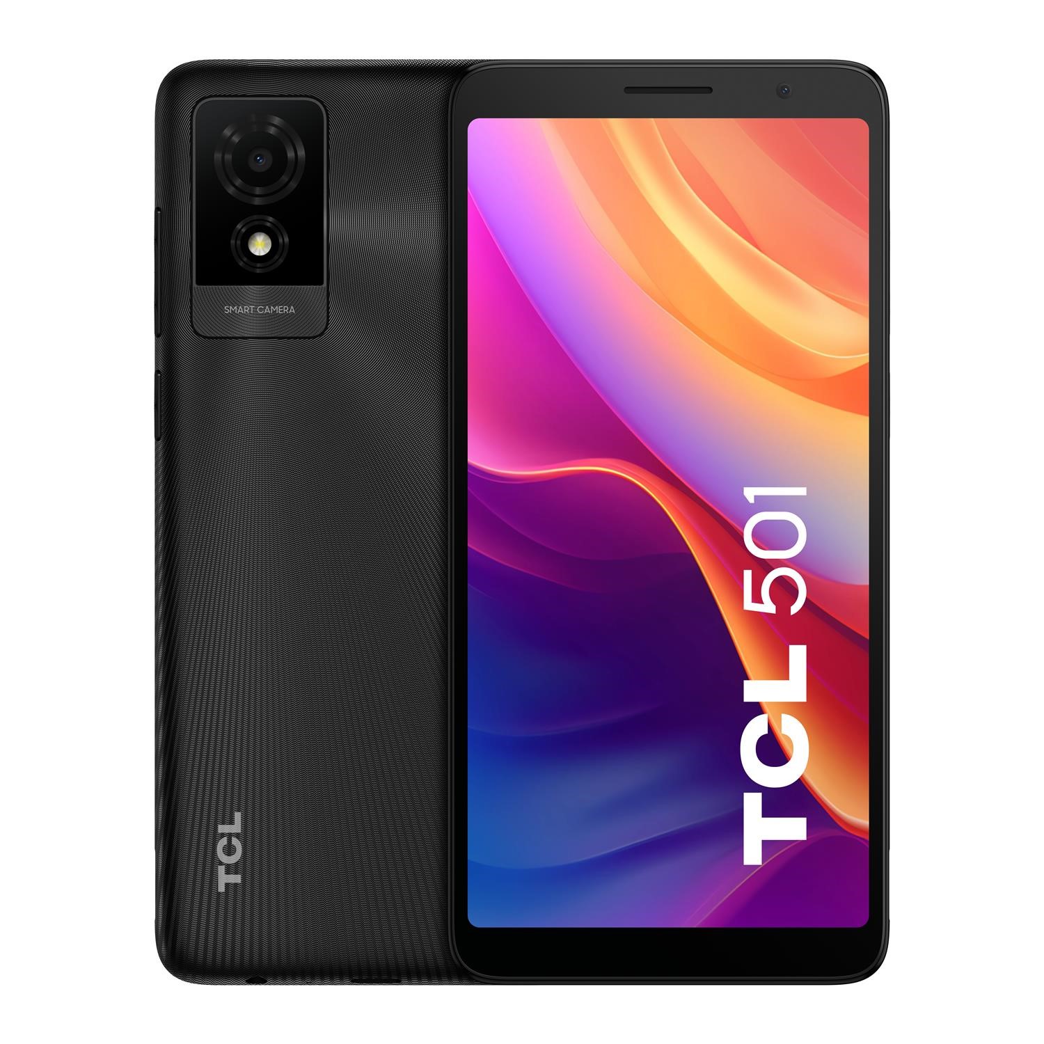 Tcl 501 6 32GB 4G Unlocked & Sim Free Smartphone Black, Laptops Direct - T433D2ALCA112-1