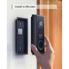 Eufy 2K HD Add-on Video Doorbell - Black