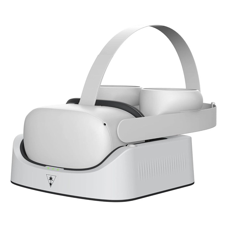 Turtle Beach Fuel Compact VR Charging Station for Meta Quest 2 Virtual Reality Headset & Touch Controllers