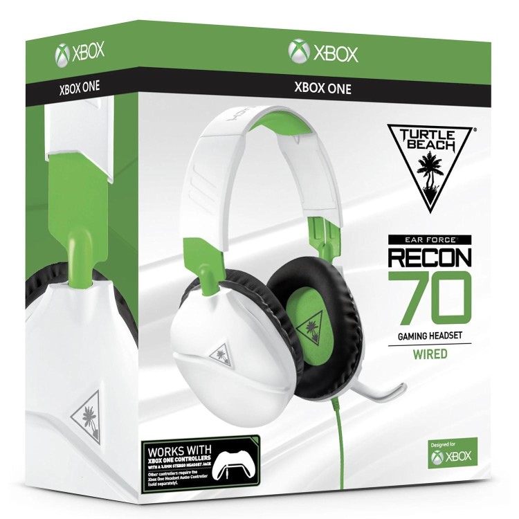 Turtle Beach Recon 70x Gaming Headset - White & Green