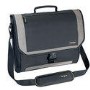 Targus 17" Laptop Messenger Case - Black/Silver with Yellow Stitching