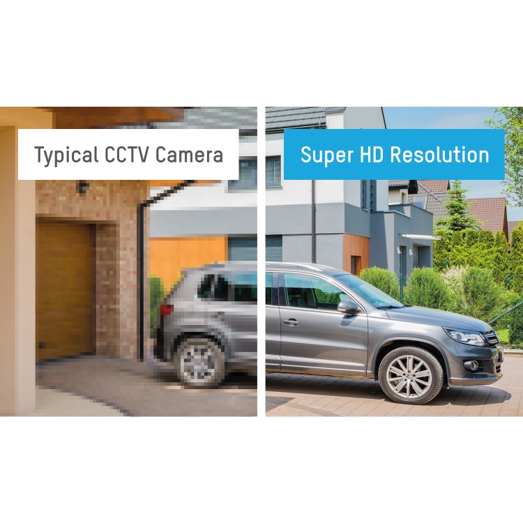 Hikvision HiLook 5MP Super HD PIR Analogue Bullet Cameras - 2 Pack 
