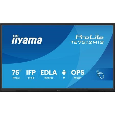 Laptops Direct iiyama ProLite TE7512MIS-B4AG 75