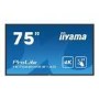 Iiyama TE7568MIS-B1AG Black Interactive Display 4K UHD 350 cd/m2 24/7 Operation