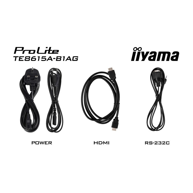 iiyama ProLite TE8615A-B1AG IPS 4K UHD Interactive Large Format Display