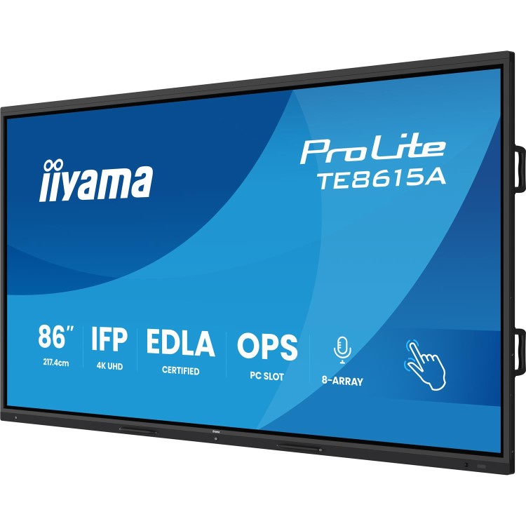 iiyama ProLite TE8615A-B1AG IPS 4K UHD Interactive Large Format Display