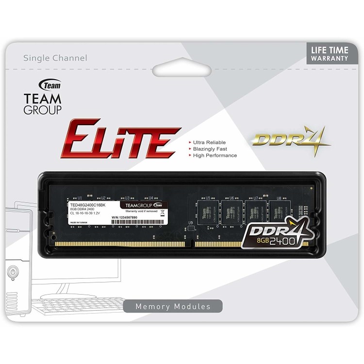 Team Group 8GB DDR4 DIMM Desktop Memory