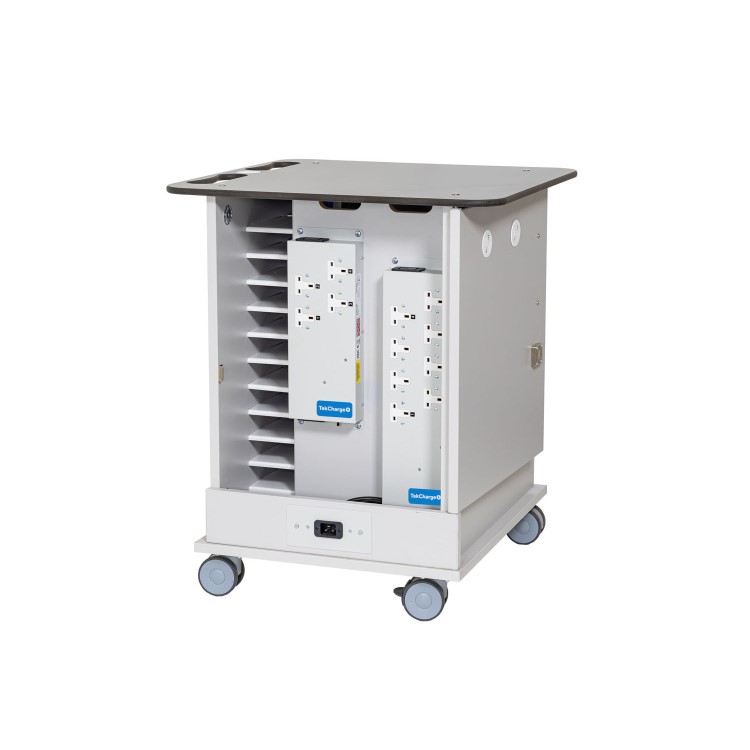 TekCharge Single Door 12 Laptops or Chromebook up to 17" Charging Trolley