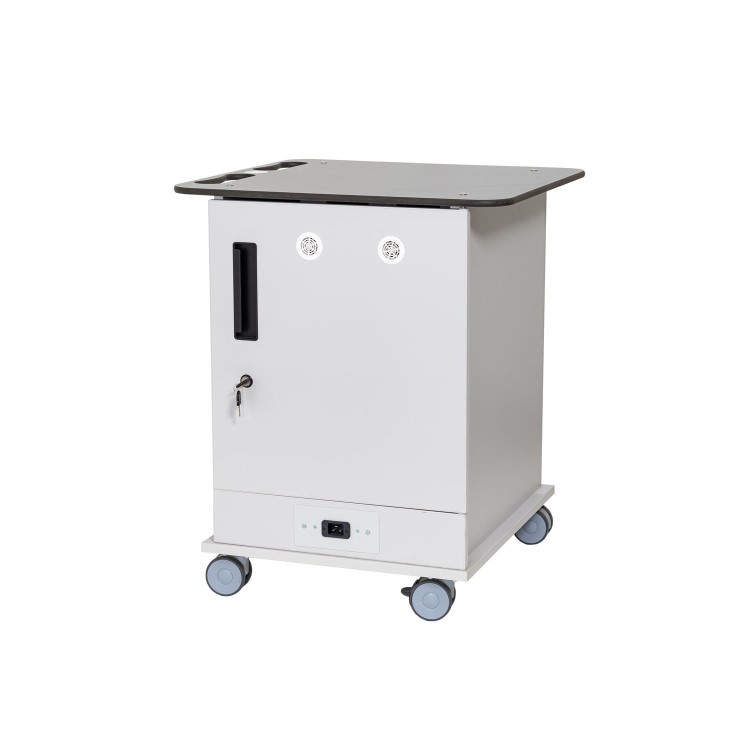 TekCharge Single Door 12 Laptops or Chromebook up to 17" Charging Trolley